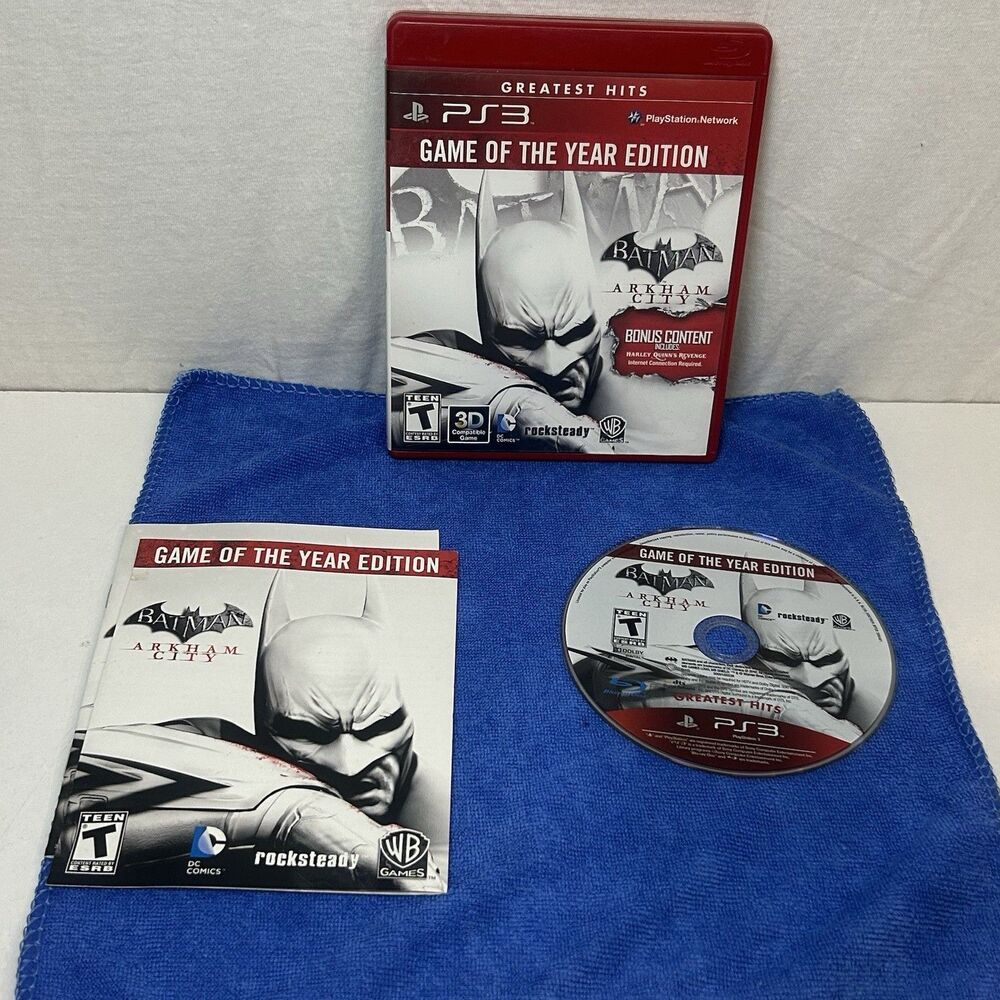 Batman Arkham City Game of the Year Edition BL Sony Playstation 3 PS3 CIB